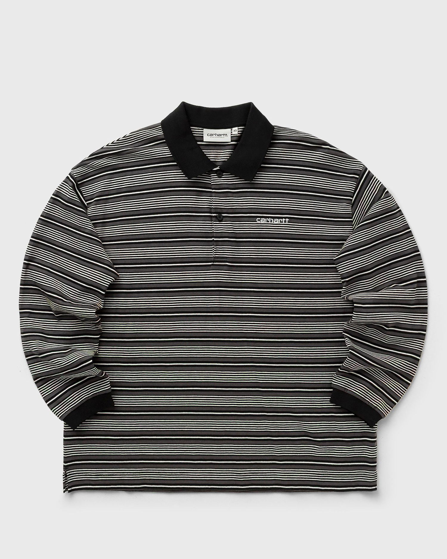 Polotröja Carhartt WIP Largo Striped Long Sleeve Polo Tee Flerfärgad | I035530-37F.XX, 1