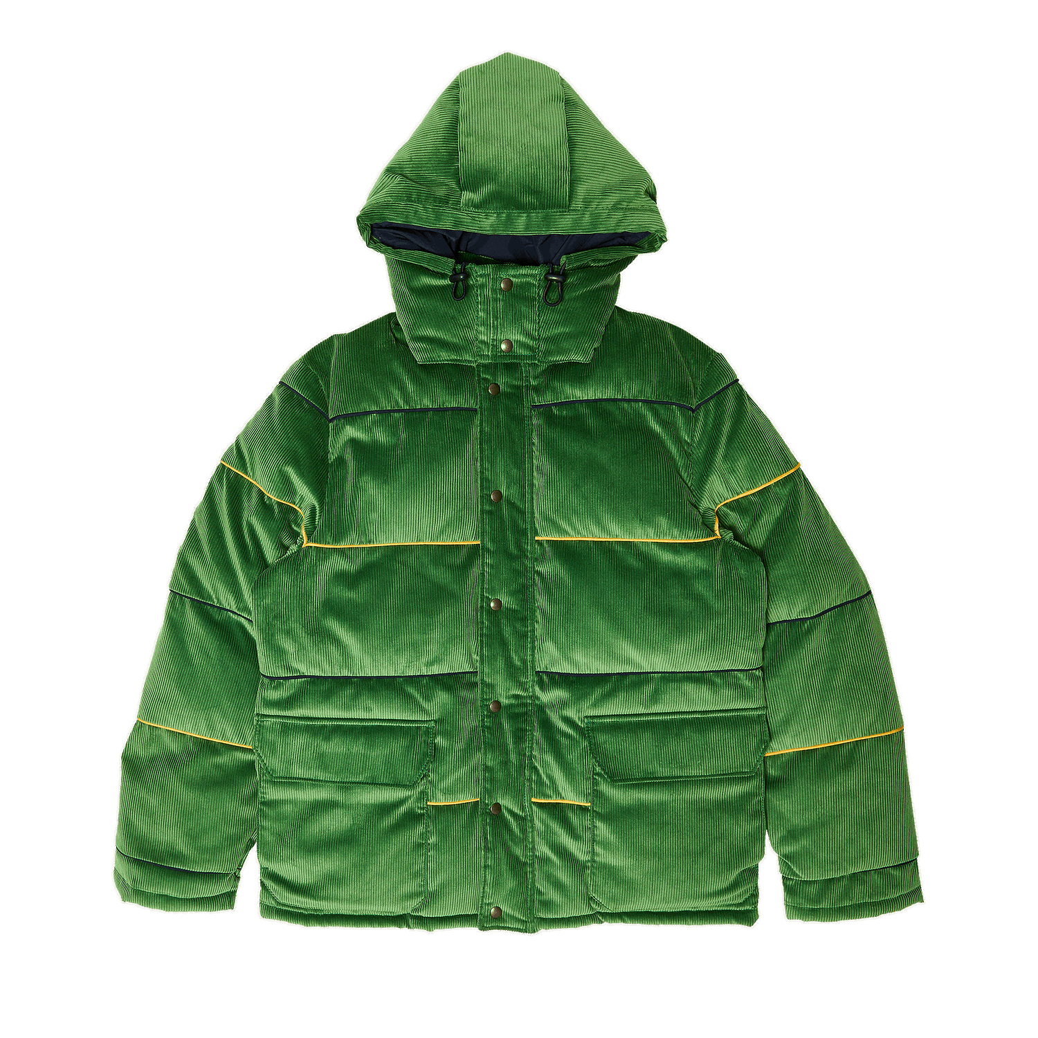 Pufferjacka Noah Corduroy Puffer Grön | J028FW21 EMER, 0
