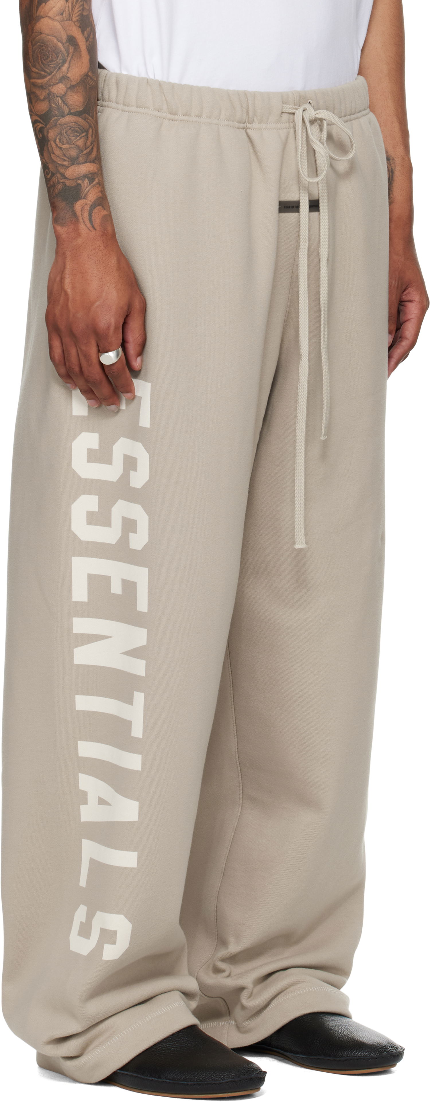 Träningsbyxor Fear of God ESSENTIALS Fleece Lounge Sweatpants Beige | 130SP254321F, 1