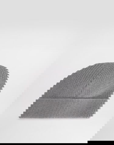 Mössa Dolce & Gabbana Dolce & Gabbana Knit Beanie with Metal Logo Tag Grå | GX05KTJDVA1N0495, 3