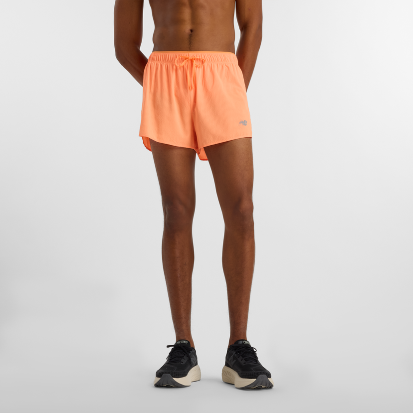 Shorts New Balance Impact Run 3 Inch Short Orange | NBMS51283HMO