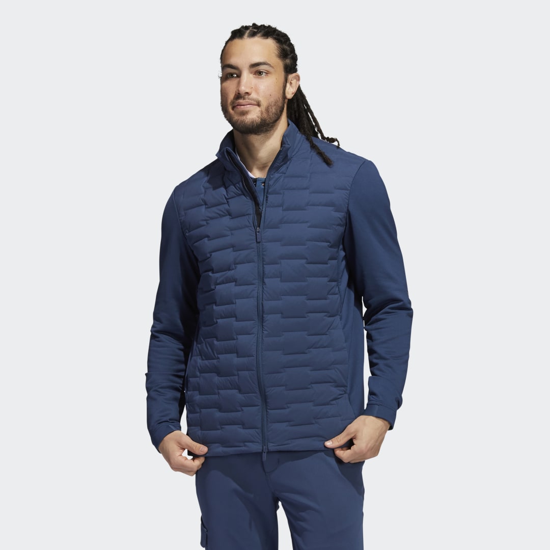 Jacka adidas Originals Frostguard Recycled Content Full-Zip Padded Jacket Mörkblå | H50984, 0