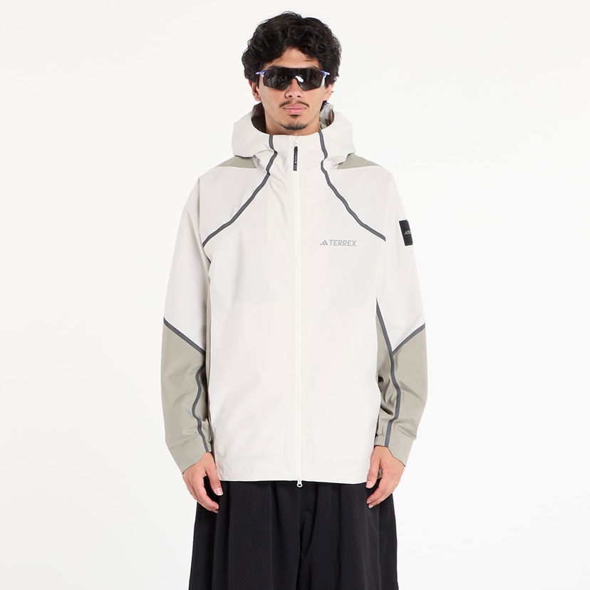 Regnrock adidas Performance National Geographic CLIMAPROOF Rain Jacket Vit | KC2342