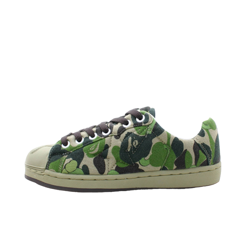 Sneakers och skor BAPE KAWS x A Bathing Ape Skull Sta "Green Camo" Grön | FS-020 428
