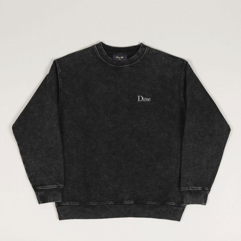 Sweater Dime Dime Classic French Crewneck Svart | DIME2SP2534BLK
