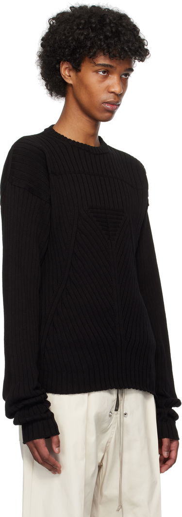 Sweater Rick Owens Rick Owens Hollywood Round Neck Sweater Grå | RU01E5664 KEC, 4
