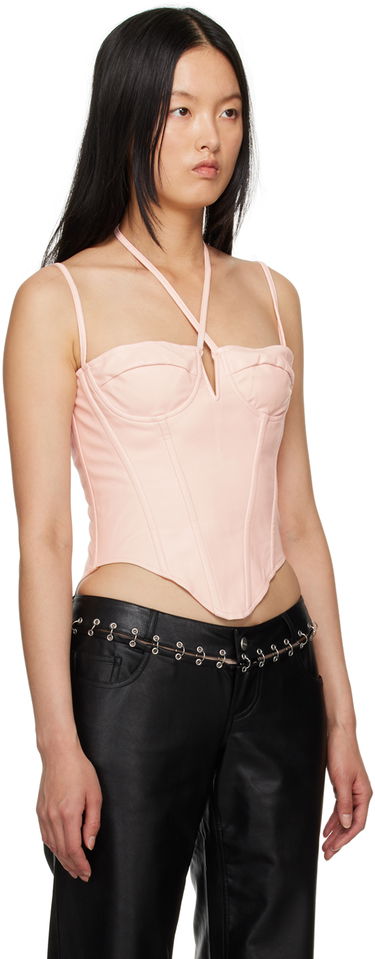Linne Miaou Miaou Aphex Halter Neck Corset Top Rosa | 7046PUROS, 1