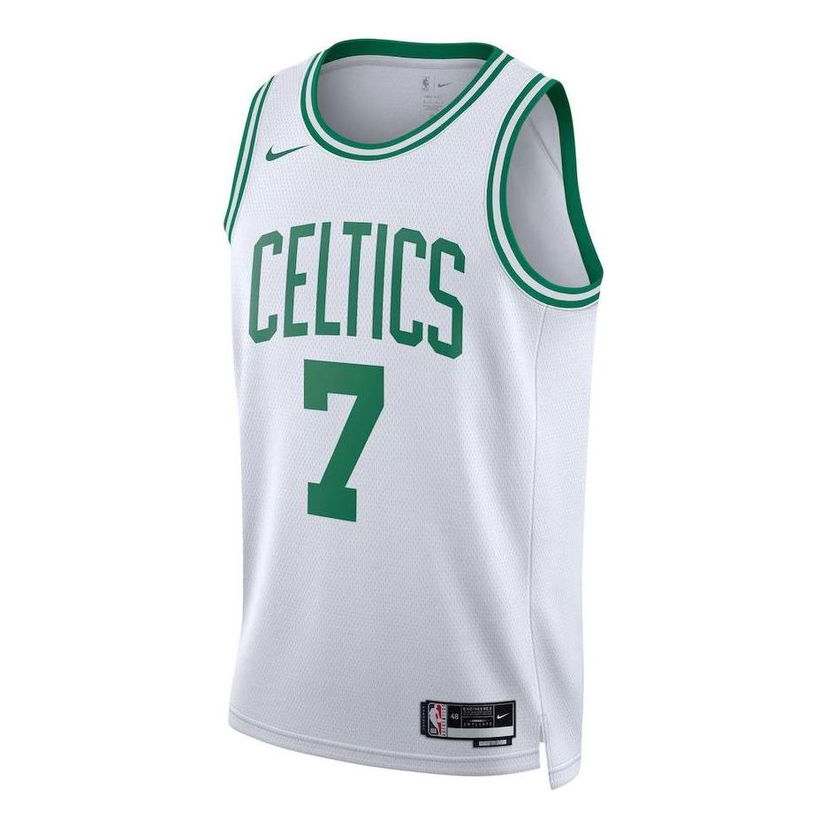 Jersey Nike NBA Boston Celtics Jaylen Brown Jersey Vit | DN2070-101