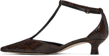 Skovård Aeyde Aeyde Liz T-Bar Kitten Heels Brun | A11-PU0596006003-225, 2