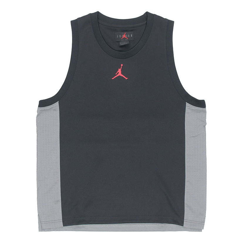 Linne Jordan Jordan Dri-FIT Air Statement Splicing Vest Svart | CZ4742-010