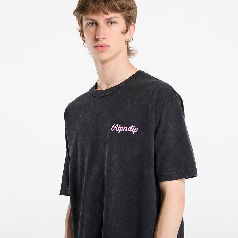 T-shirt RIPNDIP RIPNDIP Memories T-Shirt Vintage Wash Svart | RNDFALL25124