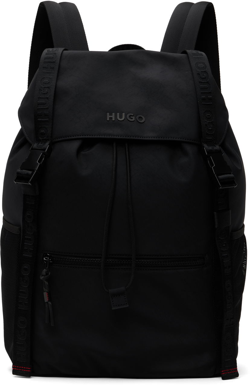 Ryggsäck BOSS Hugo Bonded-Logo Backpack Svart | 50547294
