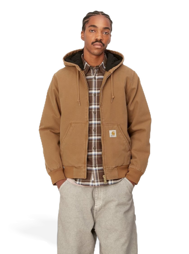 Jacka Carhartt WIP Active Jacket (Winter) "Hamilton Brown heavy stone wash" Brun | I023083_HZ_60