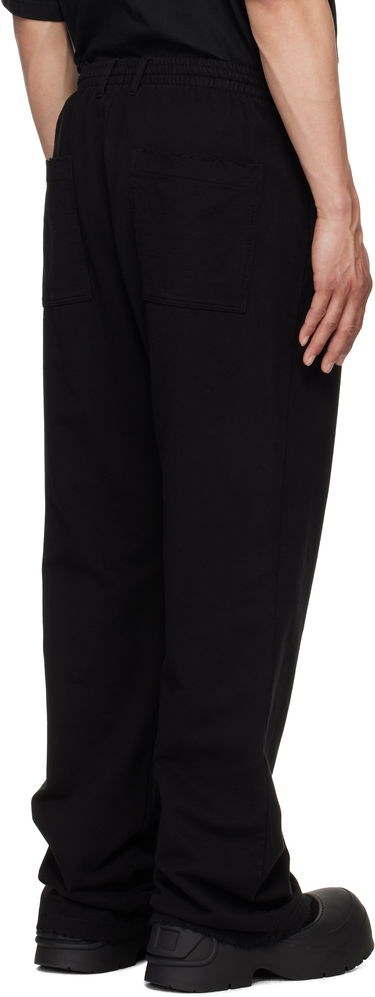 Träningsbyxor We11done We11done Piercing Sweatpants Svart | WD-TA1-25-712-U-BK, 2