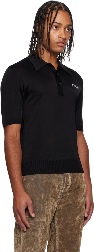 Polotröja AMIRI AMIRI Spirit Polo Svart | AMKNPO1067, 1