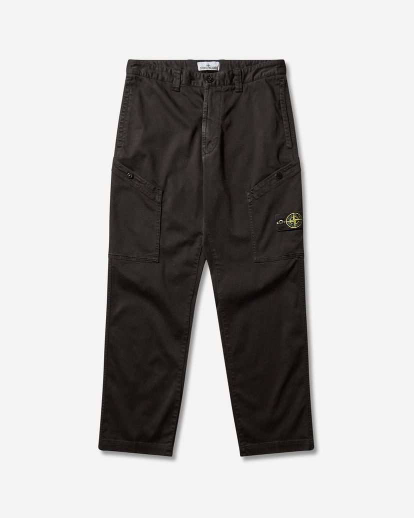 Cargo byxor Stone Island Regular Tapered Cargo Pants Svart | K2S15-3100030-S0012 V0029