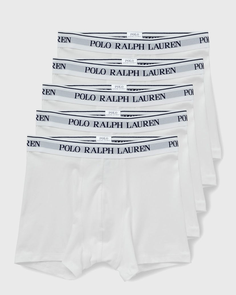Boxare Polo by Ralph Lauren CLASSIC TRUNK-5 PACK Vit | 714864292010