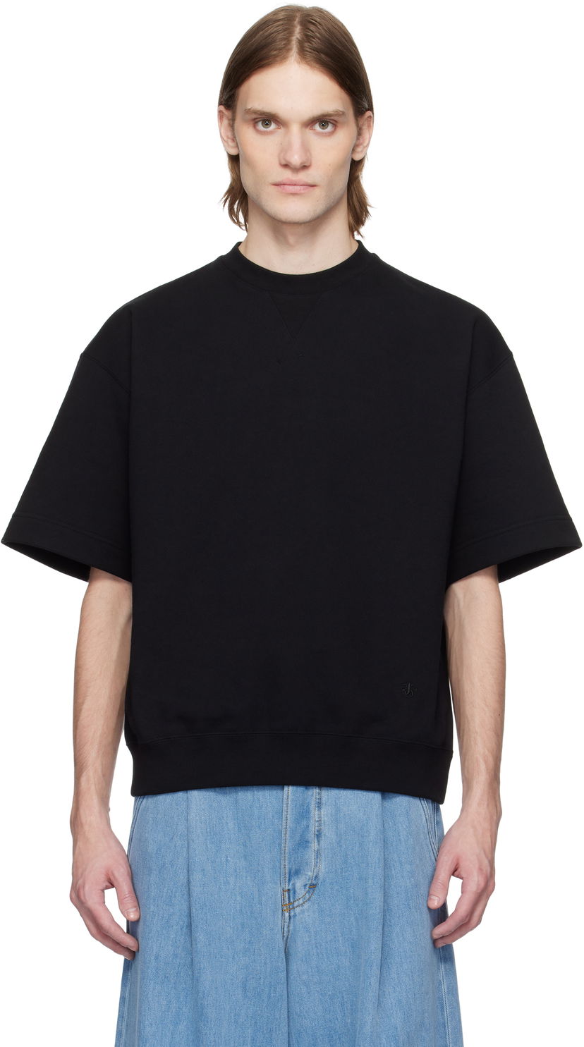 Sweater Jil Sander Jil Sander Crew-Neck T-Shirt Svart | J47GC0151_J20039