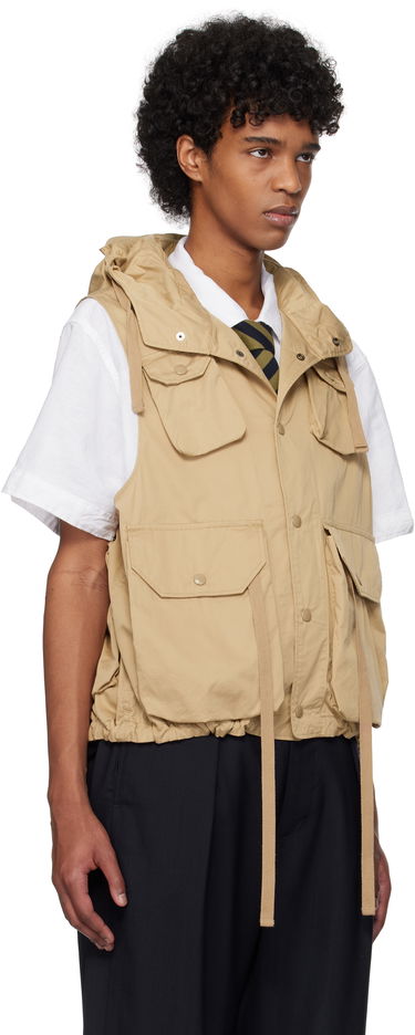 Väst Engineered Garments Engineered Garments Field Vest Beige | 25S1C004, 1