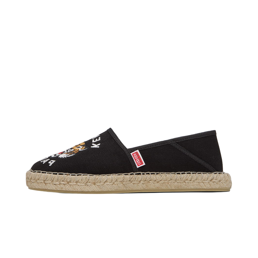 Sneakers och skor KENZO Paris Embroidered Espadrilles "Black" W Svart | FE52ES020F81