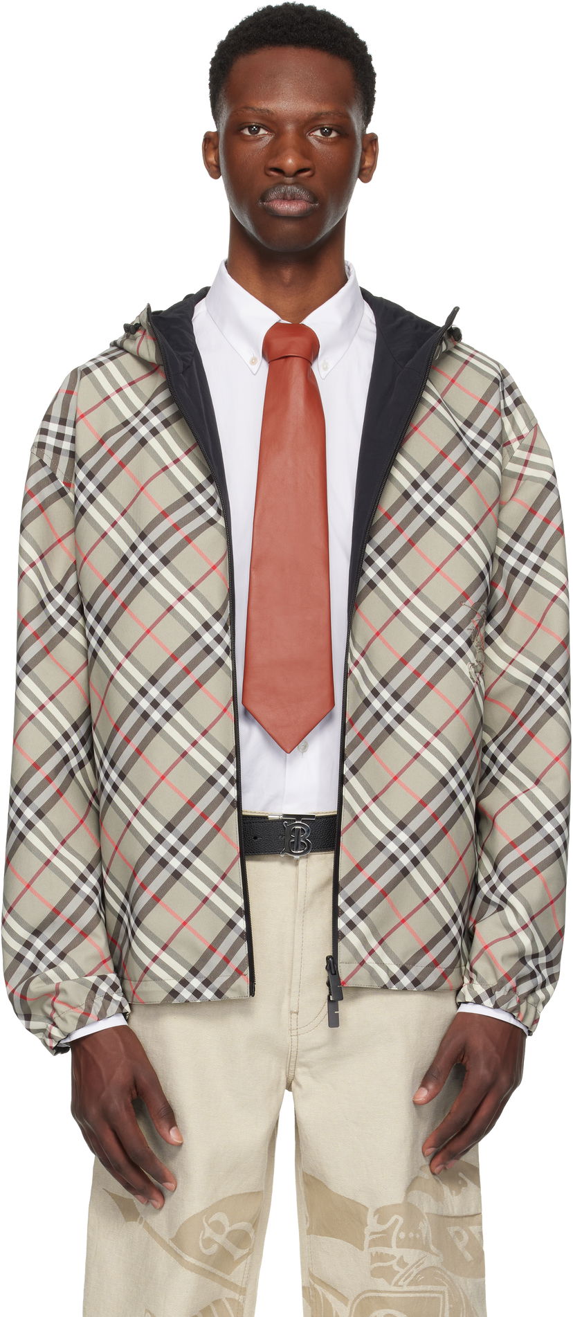 Jacka Burberry Burberry Check Reversible Jacket Beige | 8110290