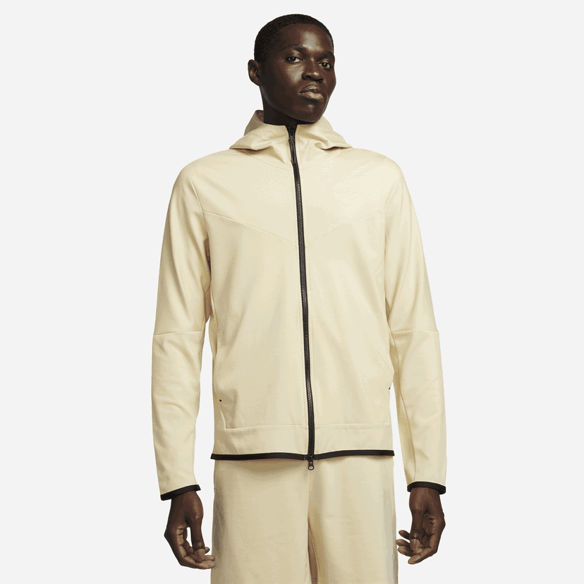 Sweatshirt Nike Sportswear Tech Fleece Lightweight Full-Zip Hoodie Beige | DX0822-783