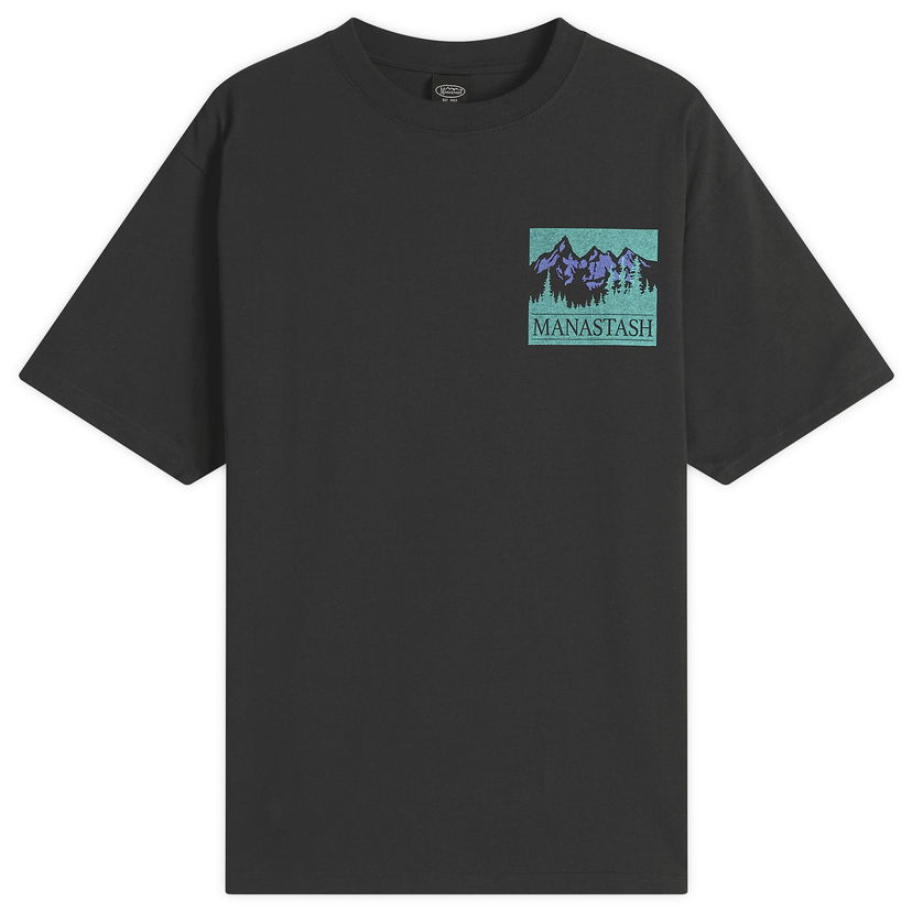 T-shirt Manastash Manastash Old Time T-Shirt Svart | 7925234002-010