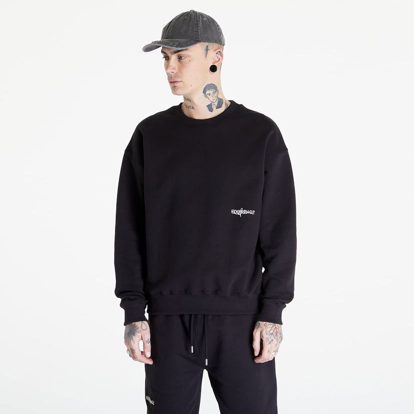 Sweatshirt Footshop Everyday Crewneck Svart | FTSHP_273