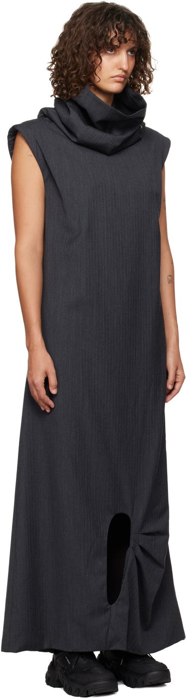 Klä ADER ERROR Maxi Dress With Cutout Grå | BN01FWDR0101GR, 1
