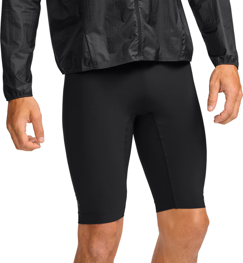 Shorts On Running Race Tights Half Svart | 1me10260553