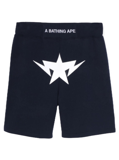 Shorts BAPE Twinsta Sweat Shorts Mörkblå | 1I30-153-014