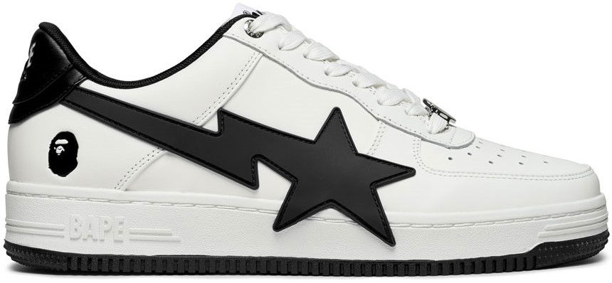 Sneakers och skor BAPE Bape Sta OS #2 White/Black Vit | 1K20-191-314-BLK, 0