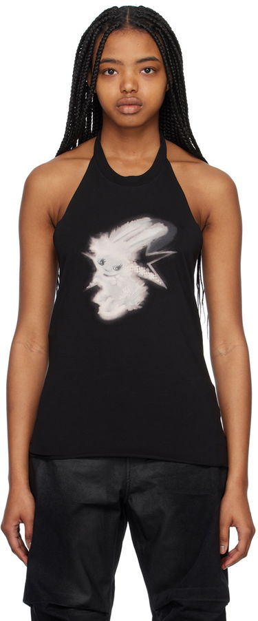 Linne We11done We11done Halter Tank Top Svart | WD-TT1-23-738-W-BK, 0