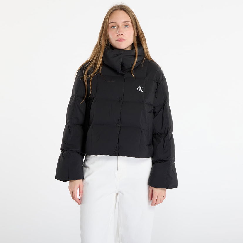 Pufferjacka CALVIN KLEIN Jeans Short Down Puffer Jacket Svart | LV044D521G UB1