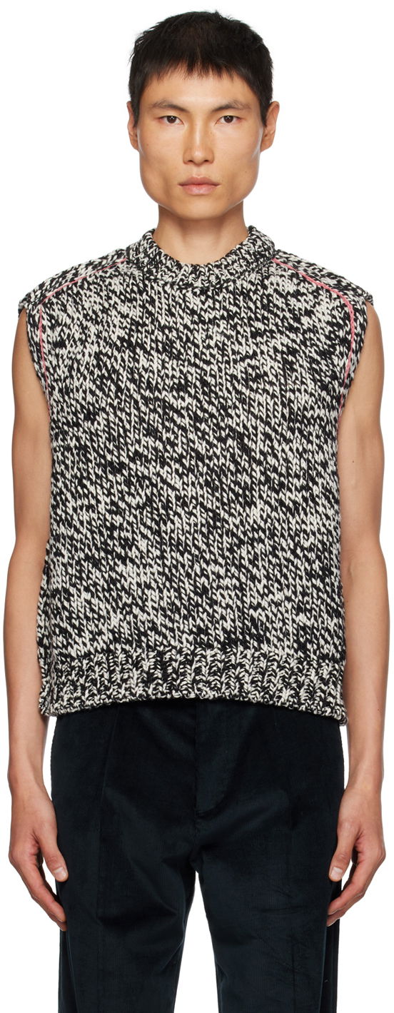 Sweater Paul Smith Paul Smith Crewneck Knit Vest Flerfärgad | M1R-308Y-L02175-79
