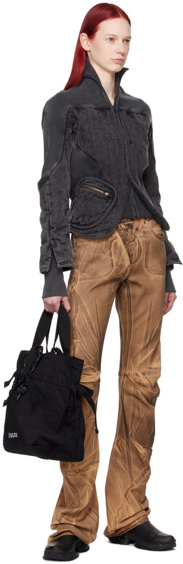 Tygpåse Ottolinger SSENSE Exclusive Tie-Detail Tote with Sculptural Charms Svart | 1702303, 3