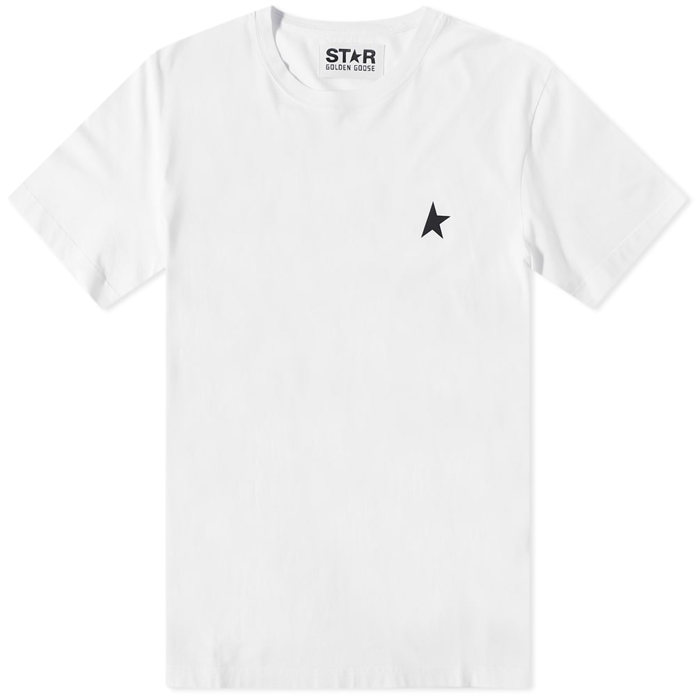 T-shirt Golden Goose Small Star Chest Logo Tee Vit | GMP01220-P000593-10364, 0