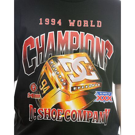 T-shirt DC DC Champion Ring T-Shirt Size L Svart | ADYZT05430-KVJ0, 1