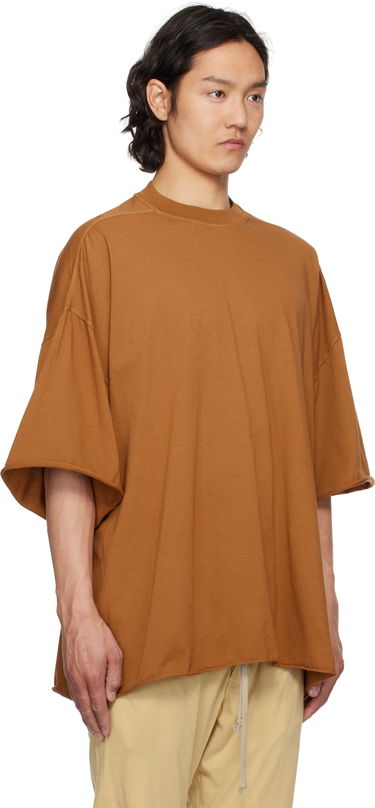 T-shirt Rick Owens Rick Owens Tommy T Asymmetrical T-Shirt Svart | DU01E3259.RN, 4