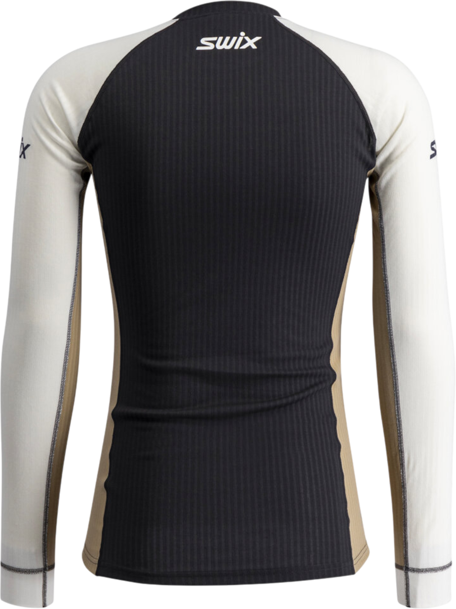 T-shirt SWIX Long-Sleeved Ribbed Top RaceX Classic Svart | 10115-23-94600, 1