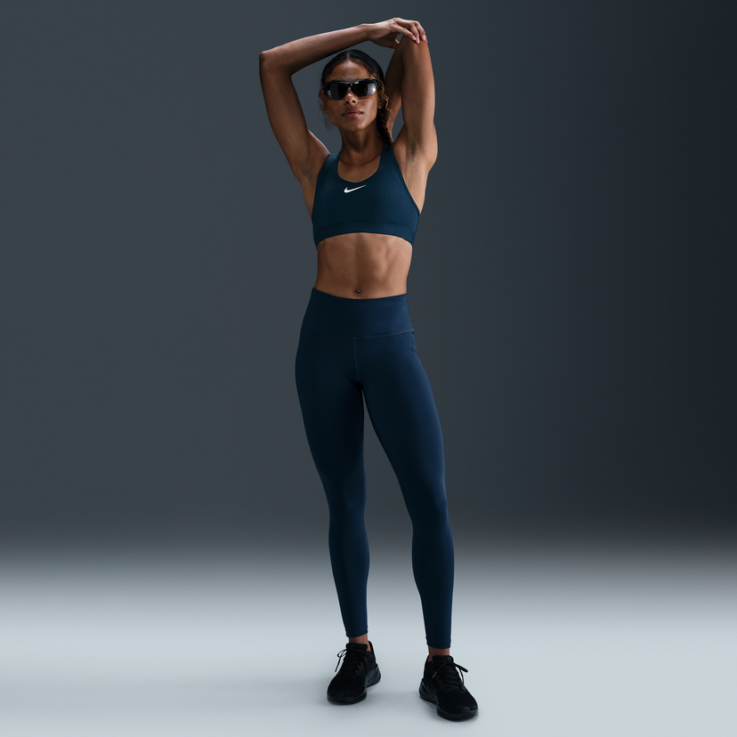 Damasker Nike Epic Fast Mid-Rise Pocket Running Leggings Mörkblå | CZ9240-478