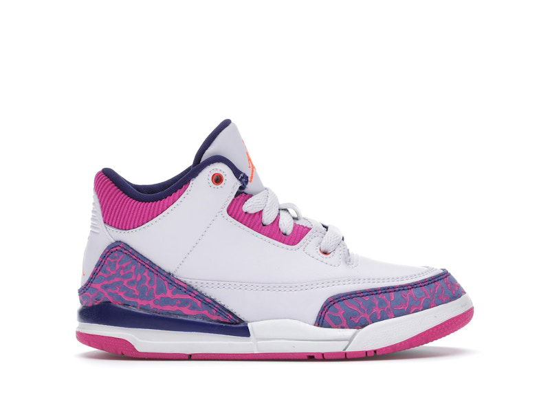 Sneakers och skor Jordan Jordan 3 Retro Barely Grape (PS) Vit | 441141-500, 0