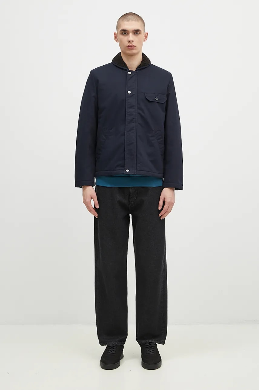 Jacka Universal Works Universal Works Fleece Lined Jacket Mörkblå | 31128.NAVY, 0