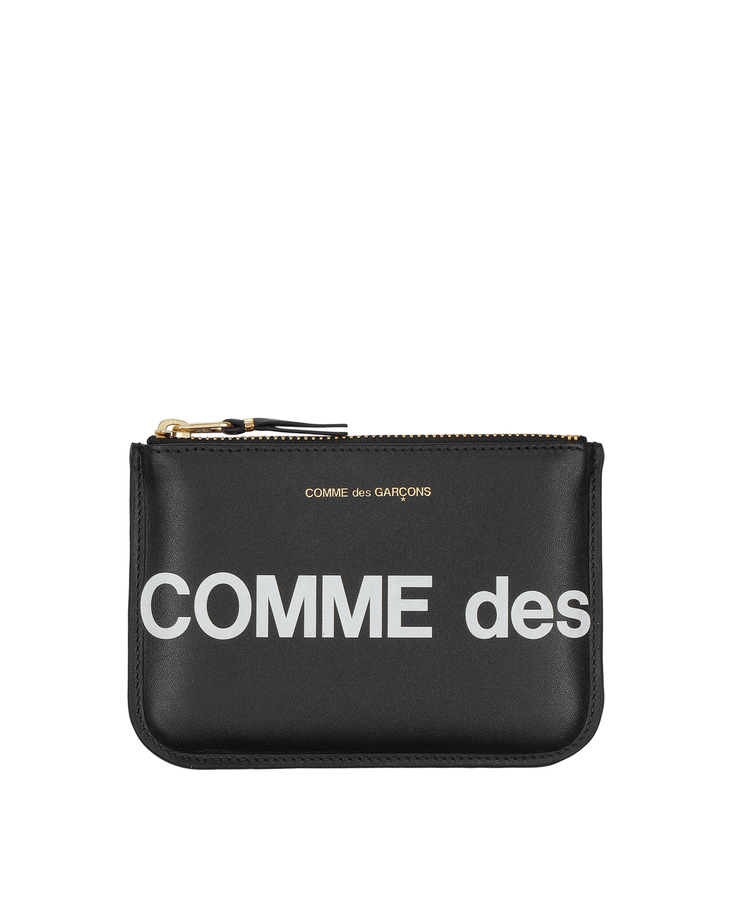 Plånbok Comme des Garçons Huge Logo Zip Pouch Svart | SA8100HL 1, 0