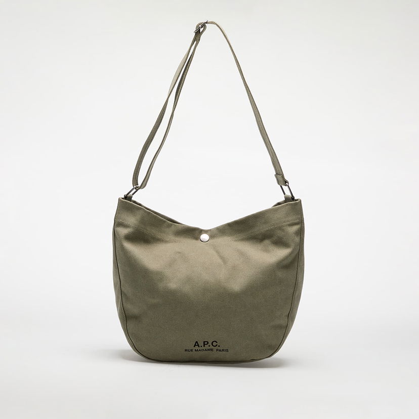 Axelväska A.P.C. Journal Satchel Bag Grön | PSAJZ-M61939 JAA