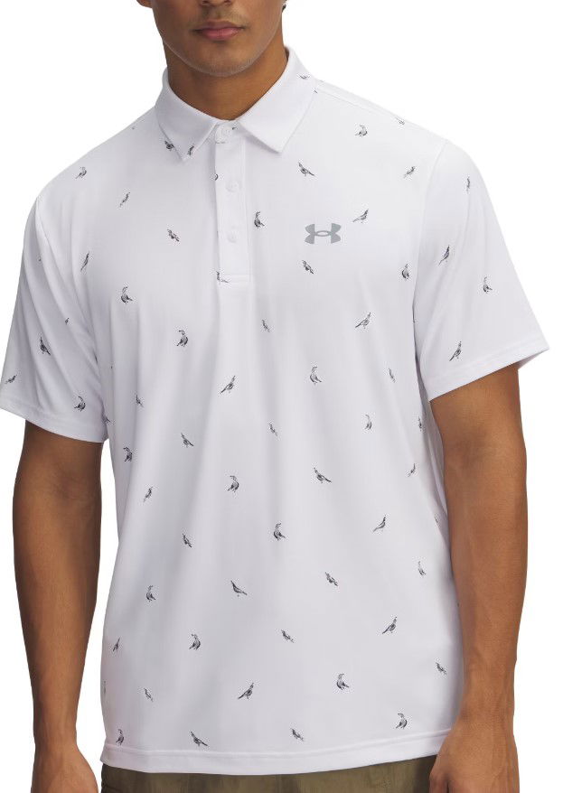 Polotröja Under Armour Playoff 3.0 Bird Print Polo Shirt Vit | 1378677-117