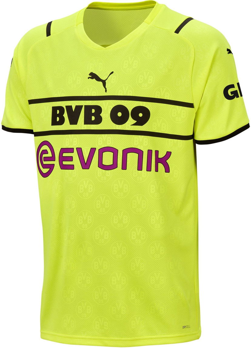 Jersey Puma Puma BVB Cup Replica Jersey 2021/22 Gul | 931459-003