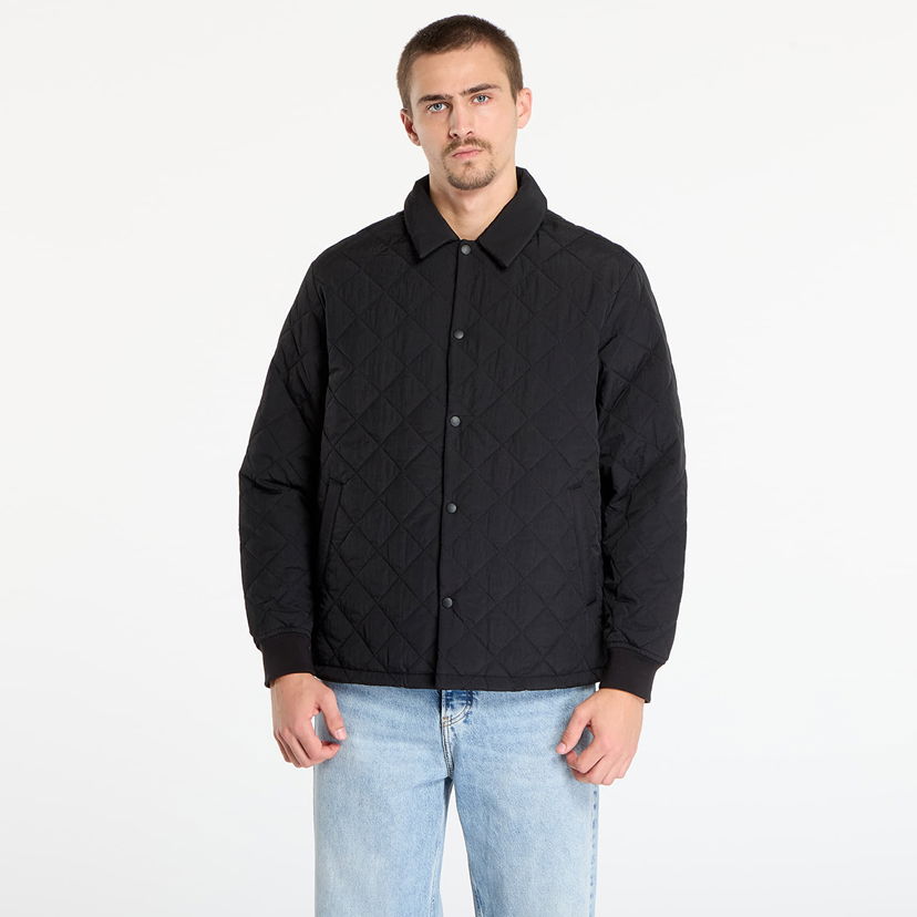 Jacka Urban Classics Quilted Overshirt Jacket Svart | TB7630-00007