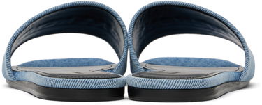 Tillbehör Givenchy Givenchy 4G Flat Denim Slides Blå | BE306FE2CC420, 1