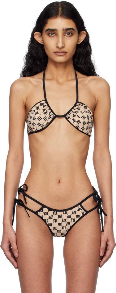 Badkläder MISBHV MISBHV Swim Coquette Bikini Top Beige | 250W607, 0